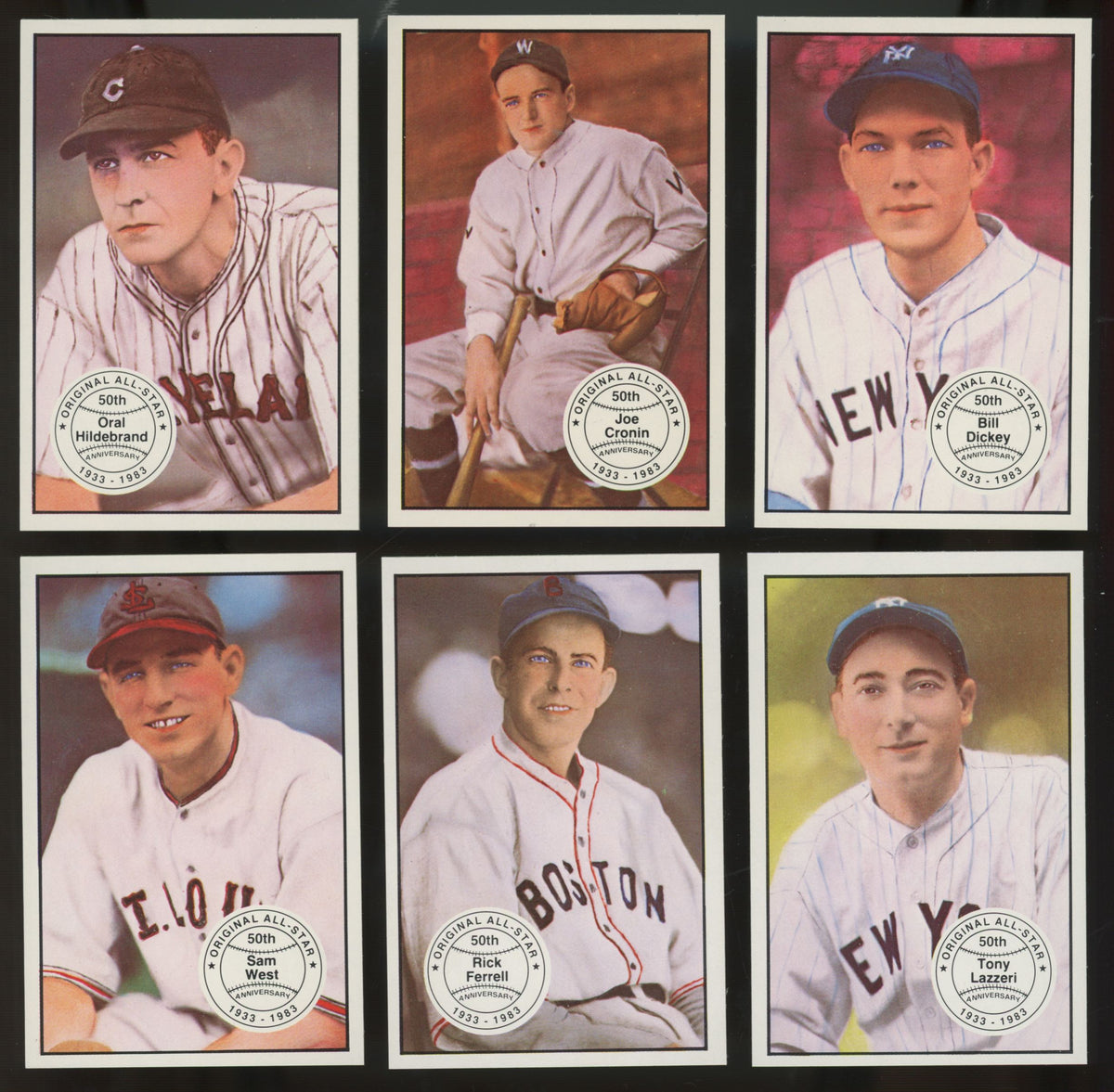 1983 Big League Collectibles Original All Stars Baseball Complete Set (40/40)