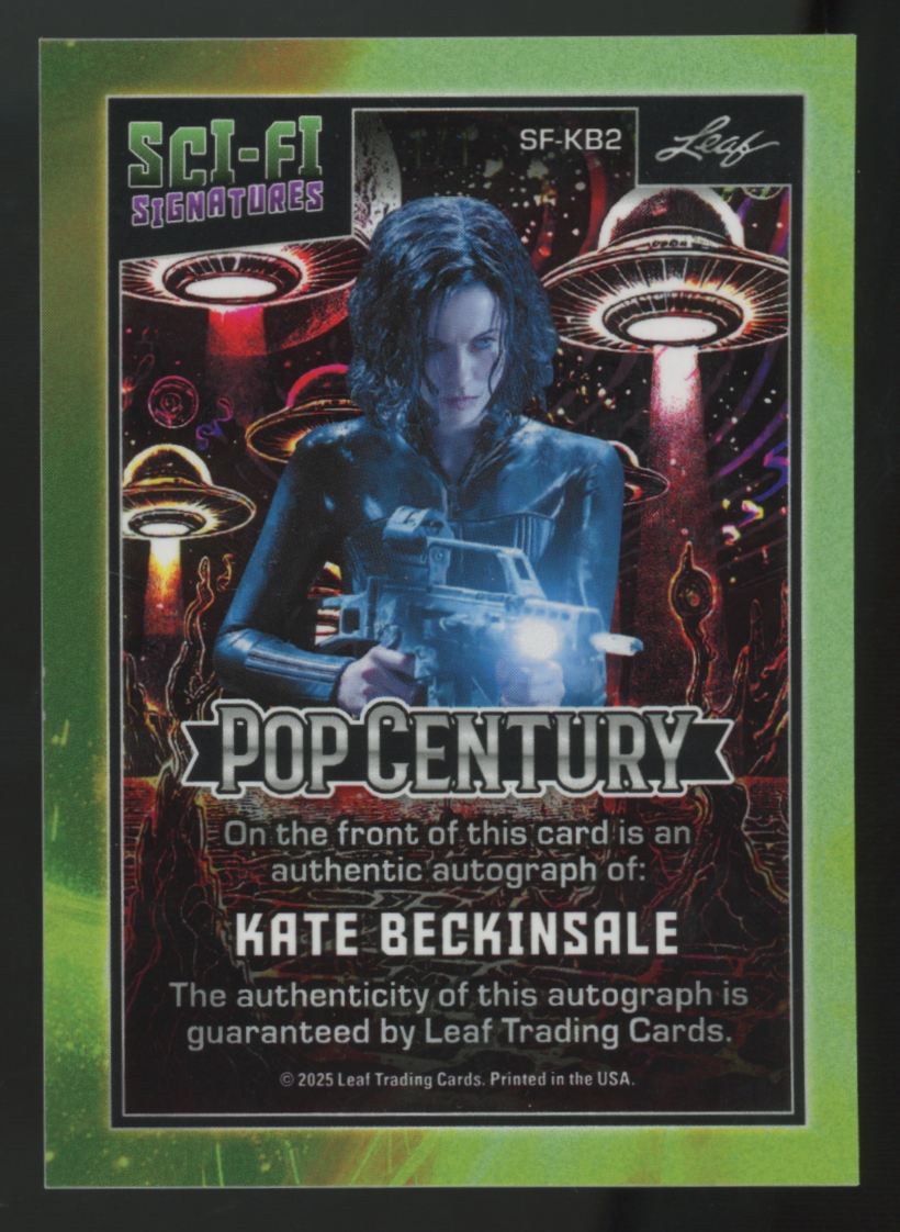 2025 Leaf Pop Century Kate Beckinsale Sci-Fi Auto 1/1 #SF-KB2