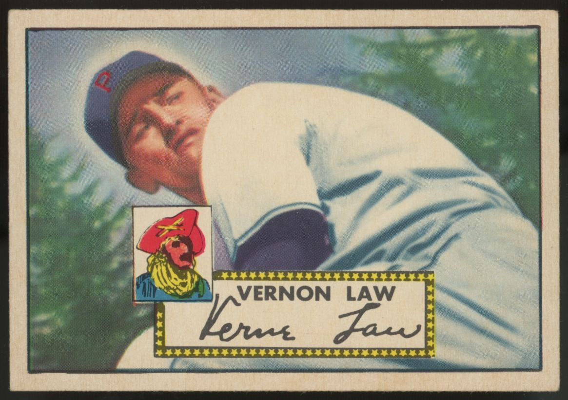 1952 Topps Vernon Law #81 EX
