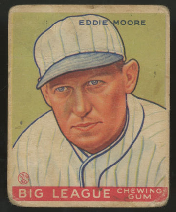1933 Goudey Eddie Moore #180 F/G