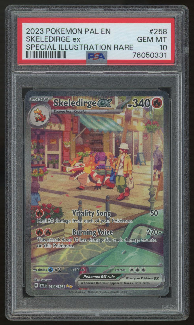 2023 Pokemon Skeledirge ex Special Illustration Rare #258 PSA 10