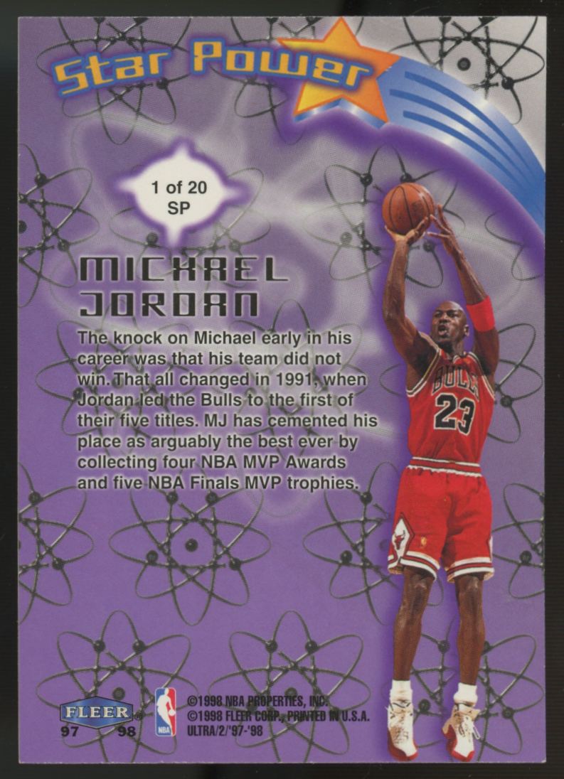 1997-98 Fleer Ultra Michael Jordan Star Power #1