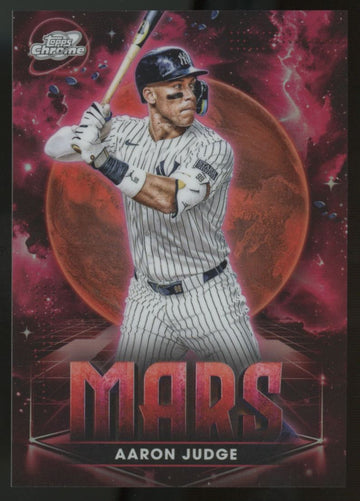 2025 Topps Chrome Cosmic Aaron Judge Planetary Pursuit Mars SSP #PPMA-1 "A"