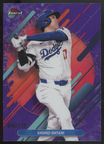 2025 Topps Finest Shohei Ohtani Rare Purple Refractor /125 #208