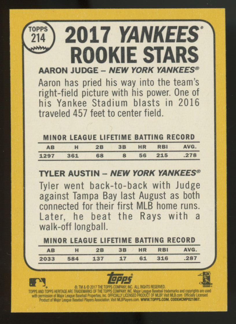 2017 Topps Heritage Baseball Complete Set w/ SPs & High (725) + 4 Insert Sets