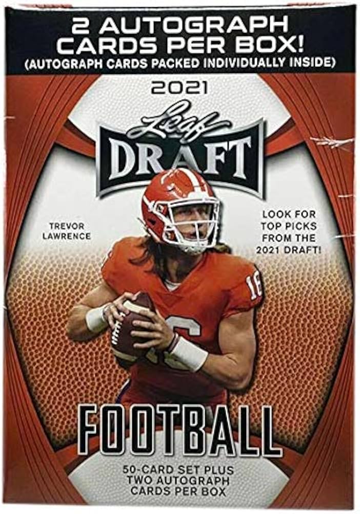 2021 Leaf Draft Football Blaster