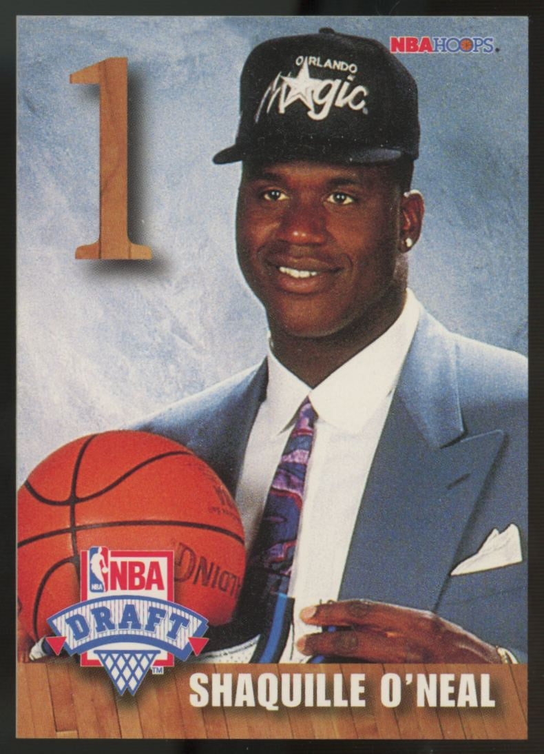 1992-93 Skybox NBA Hoops Shaquille O'Neal RC Draft #A
