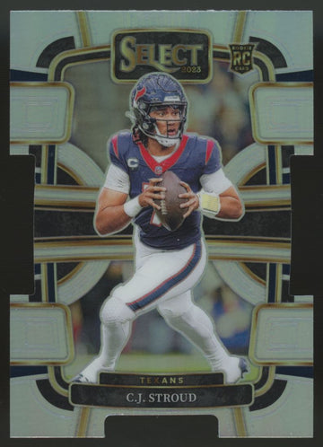 2023 Select CJ Stroud RC Die Cut Silver Prizm #41 "B"