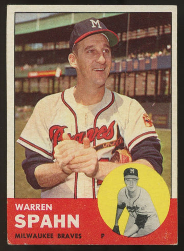 1963 Topps Warren Spahn #320 VG-EX