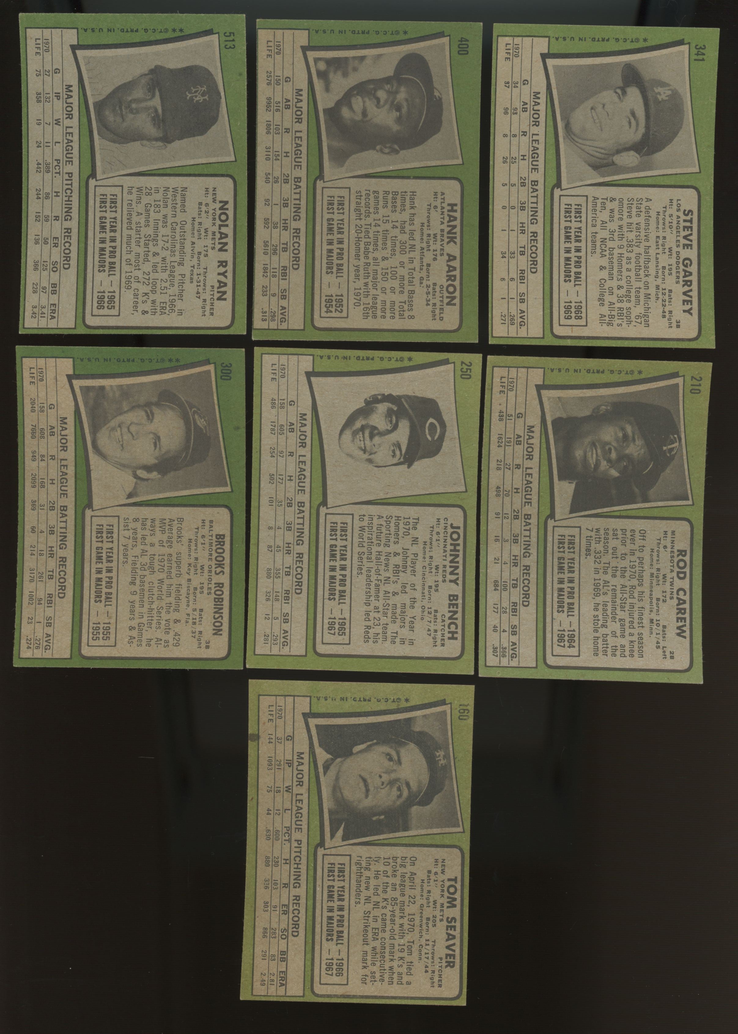 1971 Topps Baseball Complete Set (752) EX-NM w/ Wrapper Including 6/8 Variations