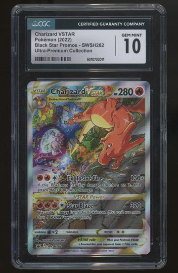 2022 Pokemon Charizard VSTAR Ultra Premium Collection Promo #SWSH262 CGC 10