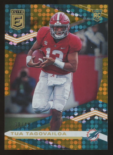 2020 Donruss Elite Tua Tagovailoa RC Orange /49 #101