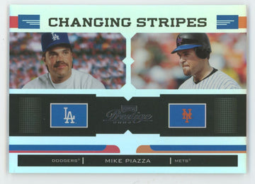2004 Playoff Prestige Mike Piazza Changing Stripes Holofoil /50 #CS-17