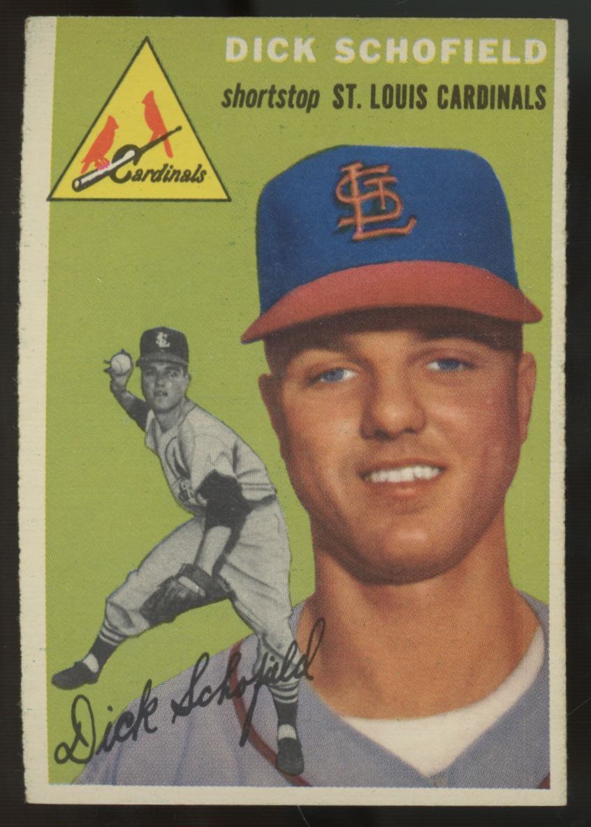 1954 Topps Dick Schofield #191 EX-MT