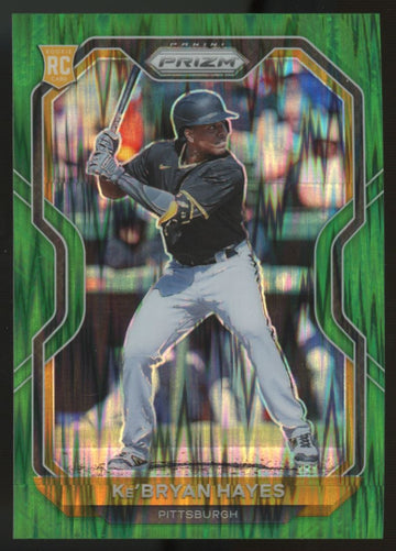 2021 Prizm Ke'Bryan Hayes RC Green Flash /5 #113