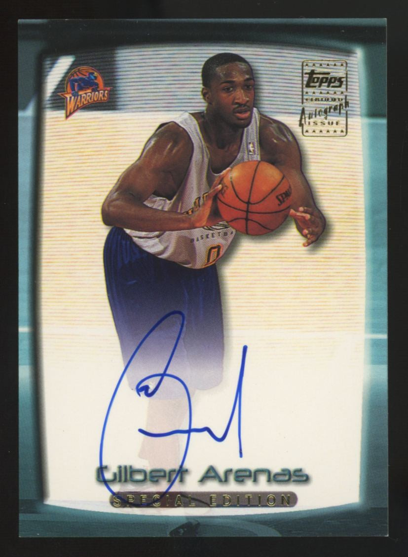 2002-03 Topps Certified Autograph Gilbert Arenas Special Edition Auto #SE-GA
