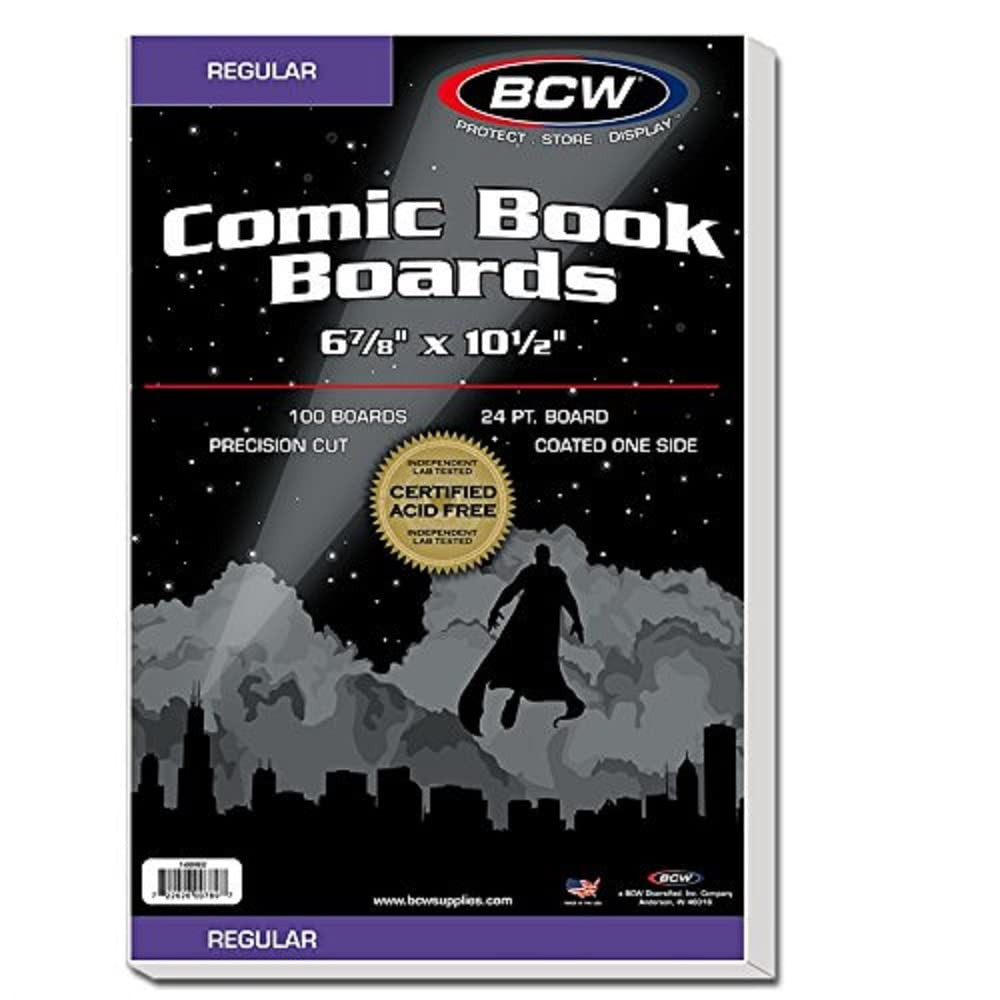 BCW Comic Book Boards Regular 100 Count