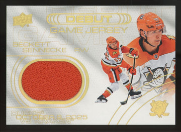 2025-26 Upper Deck Extended Beckett Sennecke RC Debut Game Jersey Patch #DGJ-BS
