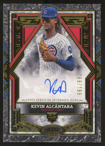 2025 Topps Tier One Kevin Alcantara RC Base Variation Auto /199 #BA-KA