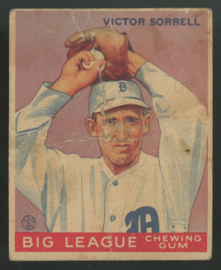 1933 Goudey Victor Sorrell #15 Poor (MK)