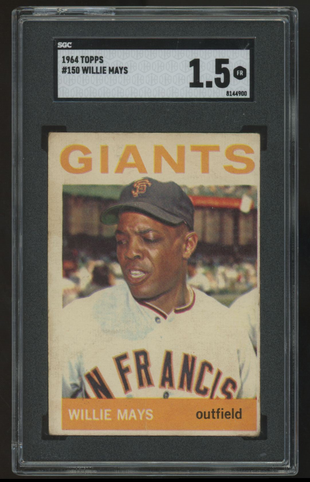 1964 Topps Willie Mays #150 SGC 1.5 *900