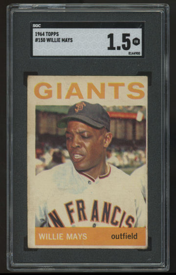 1964 Topps Willie Mays #150 SGC 1.5 *900
