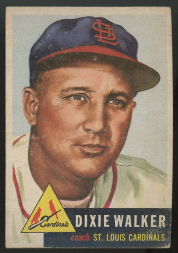 1953 Topps Dixie Walker #190 VG