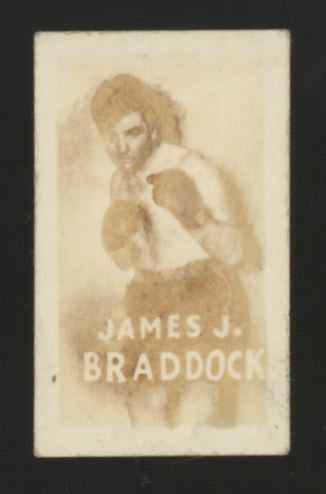 1948 Topps Magic James J. Braddock Boxing Champions #14 VG/EX