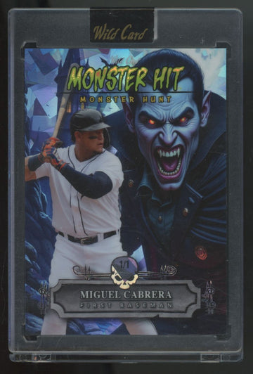 2025 Wild Card Monster Hit Miguel Cabrera Dracula 1/1 #MHCD-MC