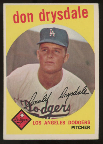 1959 Topps Don Drysdale #387 EX