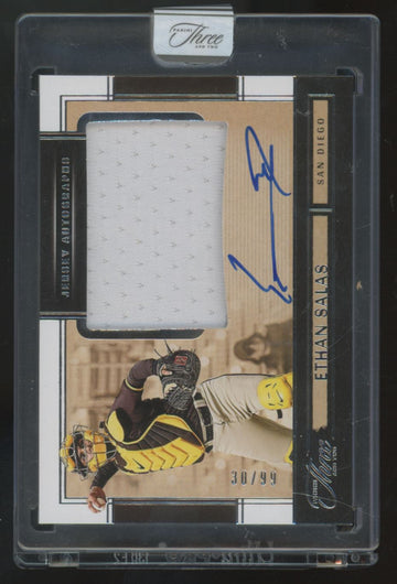 2025 Panini Three & Two Ethan Salas Patch Auto /99 #JK-ES