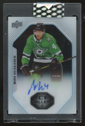 2024-25 Upper Deck Clear Cut Miro Heiskanen Ice Gallery Auto #IGA-MH