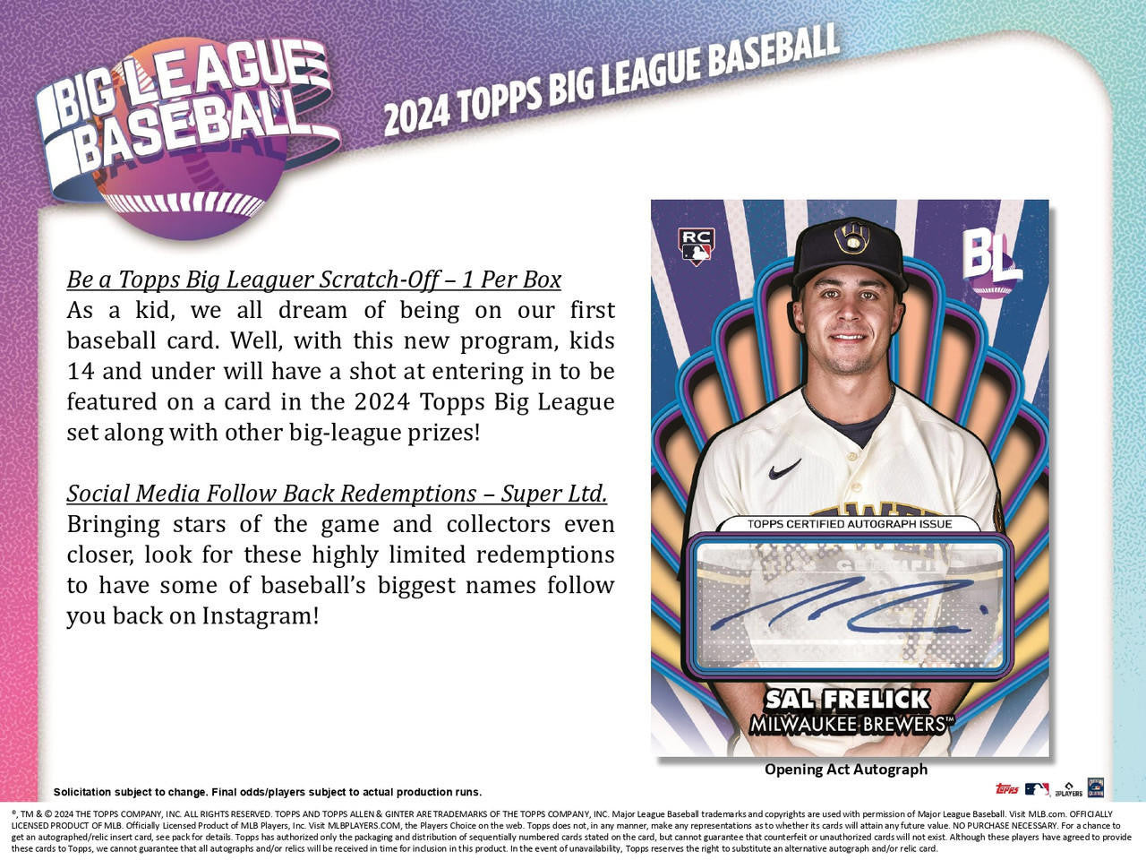 2024 Topps Big League Baseball Hobby Case (20)