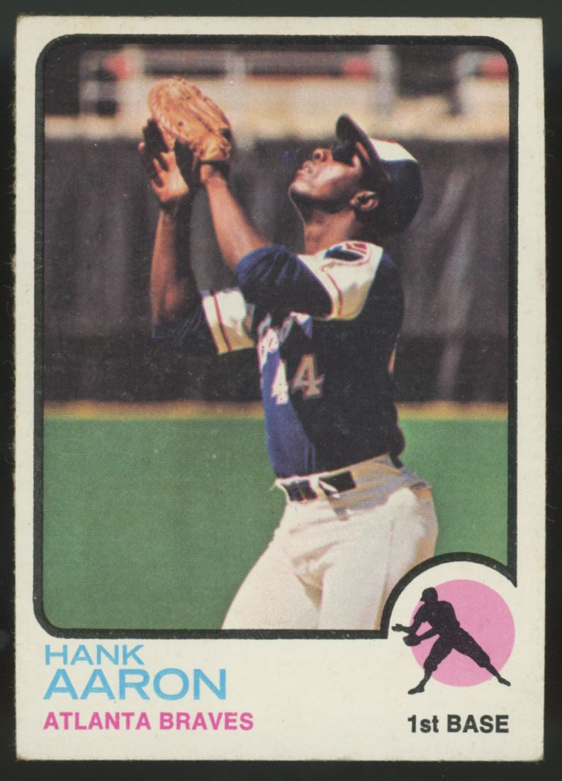 1973 Topps Hank Aaron #100 EX "A"