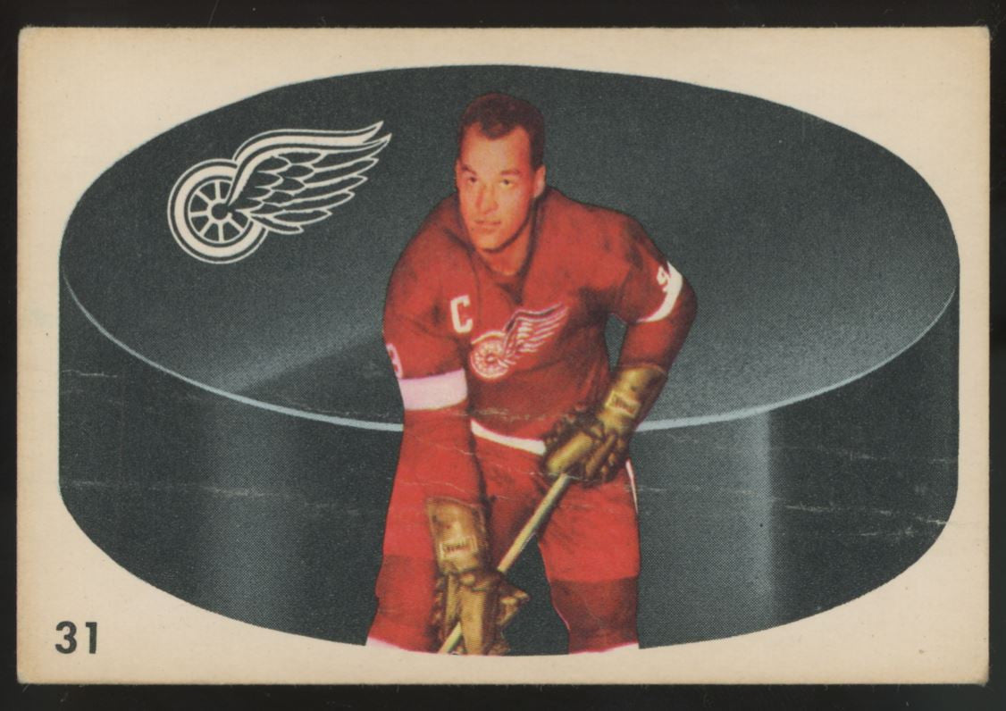 1962-63 Parkhurst Gordie Howe #31 Good (Creases)