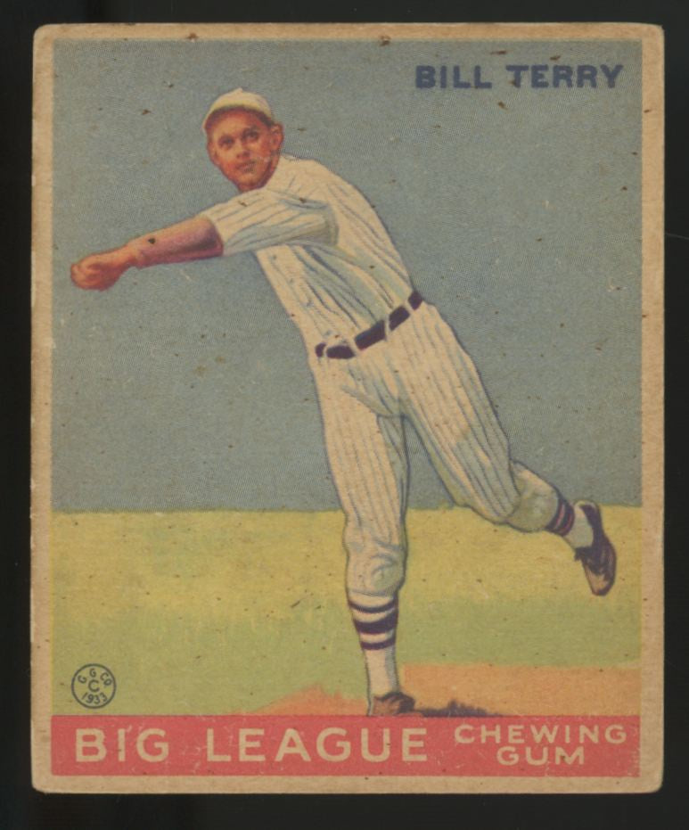 1933 Goudey Bill Terry #20 VG