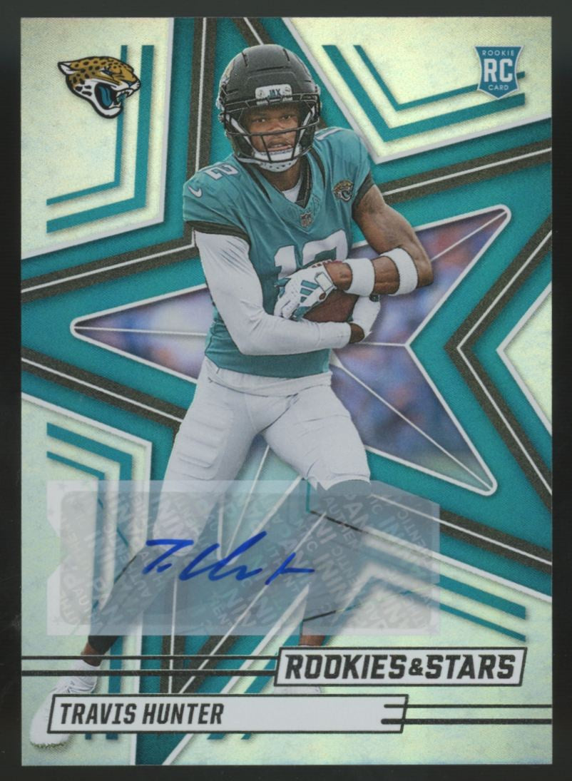 2025 Rookies And Stars Travis Hunter RC Auto #186