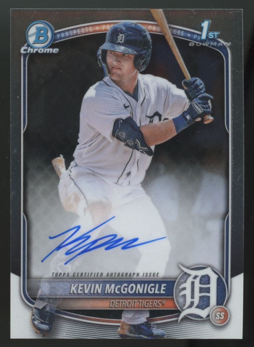 2025 Bowman Chrome Kevin McGonigle 1st Prospect Auto #CPA-KM