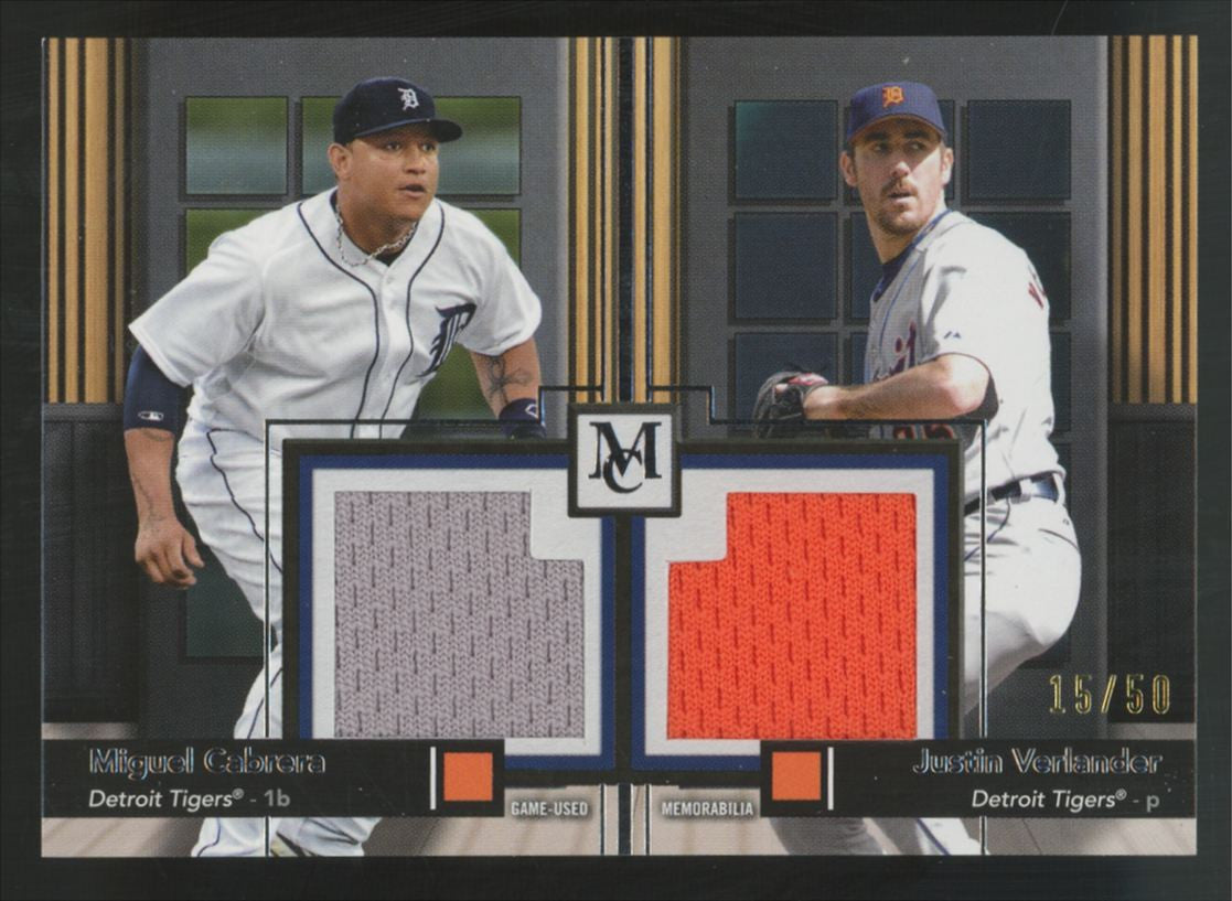 2024 Museum Collection Verlander/Cabrera Meaningful Material Dual Patch /50