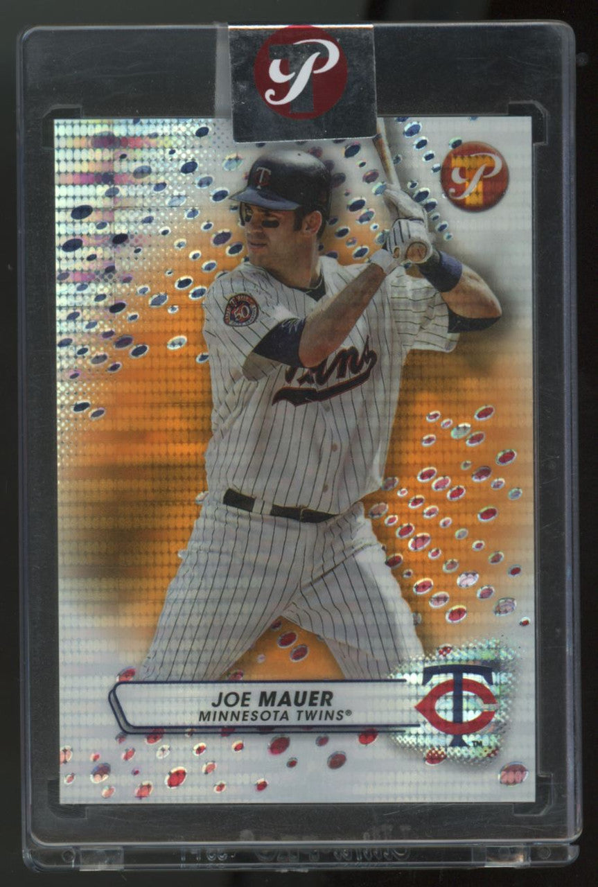 2023 Topps Pristine Joe Mauer Orange Refractor /25 #37