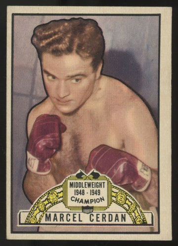 1951 Topps Ringside Marcel Cerdan #5 EX