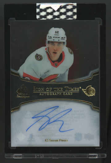 2025-26 Upper Deck Clear Cut Shane Pinto Auto Sign of the Times Auto #STA-SP