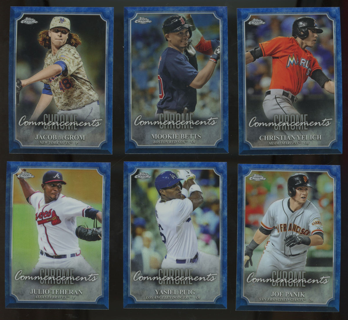 2015 Topps Chrome Commencements Complete Set (20/20)