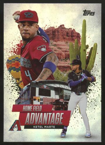 2025 Topps Series One Ketel Marte Home Field Advantage #HA-20