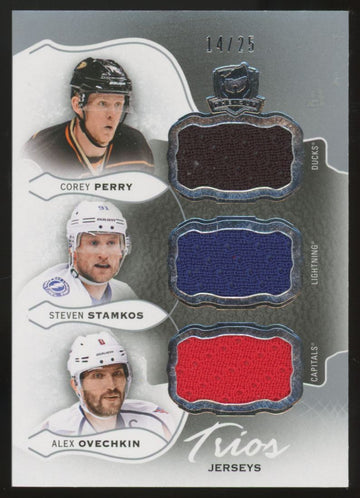 2016-17 Upper Deck The Cup Perry/Stamkos/Ovechkin Triple Patch /25 #C3-RRT