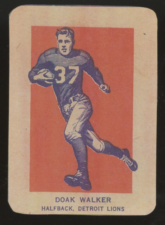 1952 Wheaties Doak Walker Action Hand Cut "B"