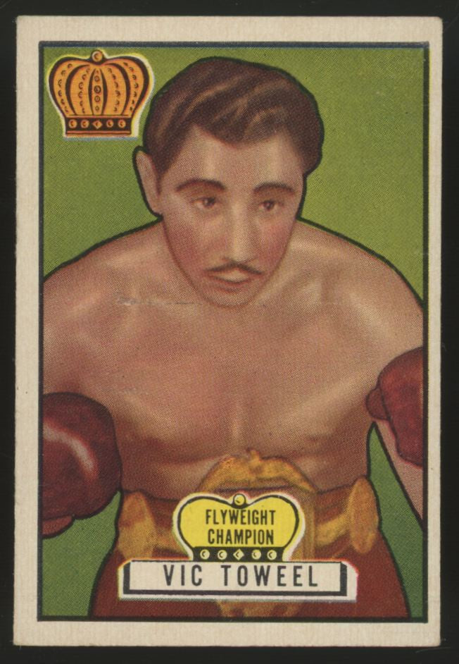 1951 Topps Ringside Vic Toweel #36 EX