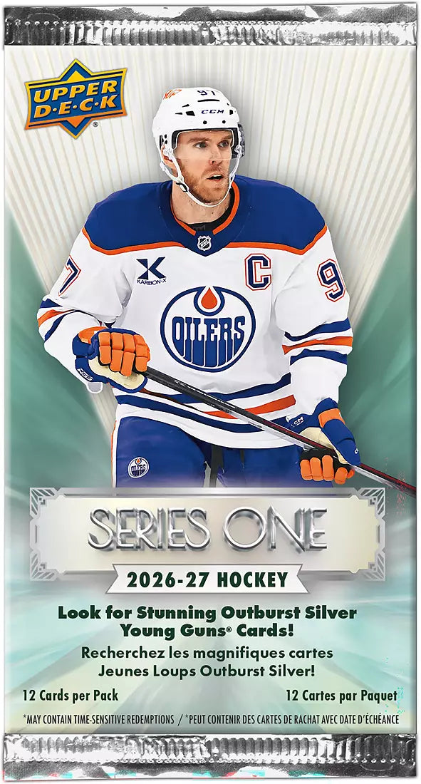 2026-27 Upper Deck Series 1 Hockey Blaster Box