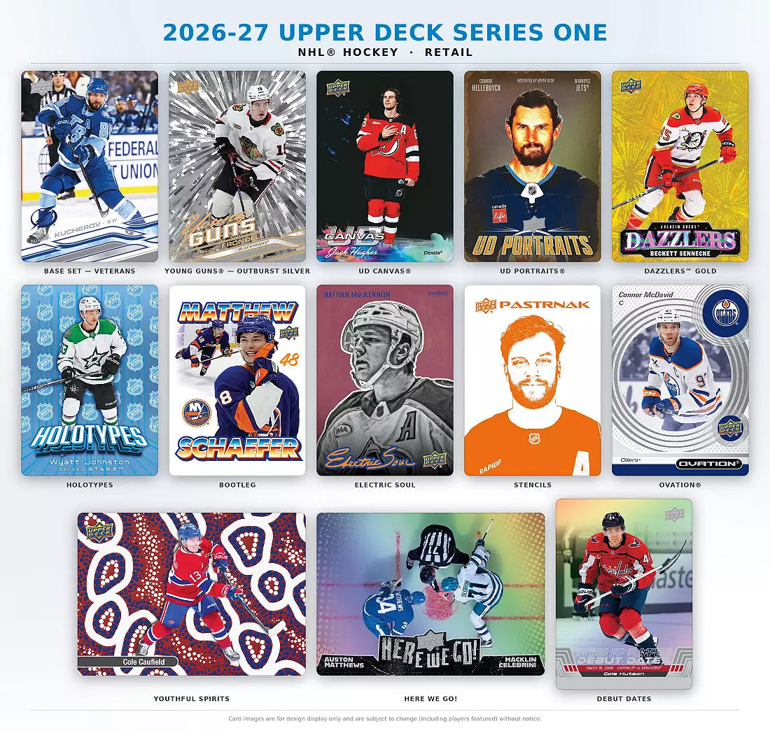 2026-27 Upper Deck Series 1 Hockey Tin Box