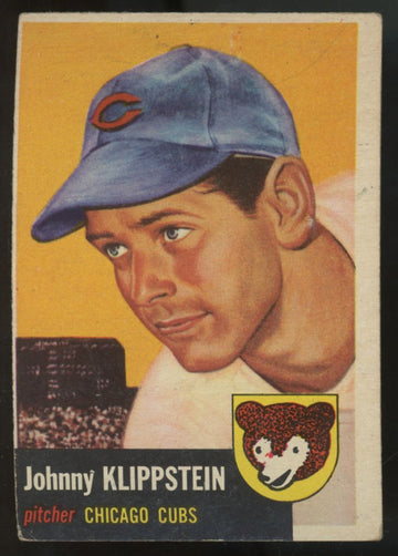 1953 Topps Johnny Klippstein #46 VG